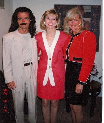 You see me there with Linda Eva...