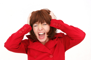 Frustrated woman