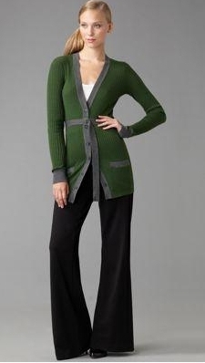 green-sweater-wide-pants