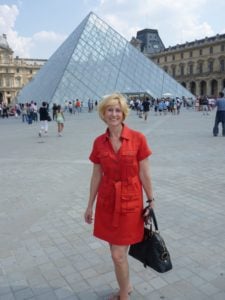 Deb At The Louvre