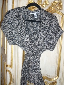 diane von furstenberg sweater I'm going to wear dark brown, rather than a black turtleneck with this.