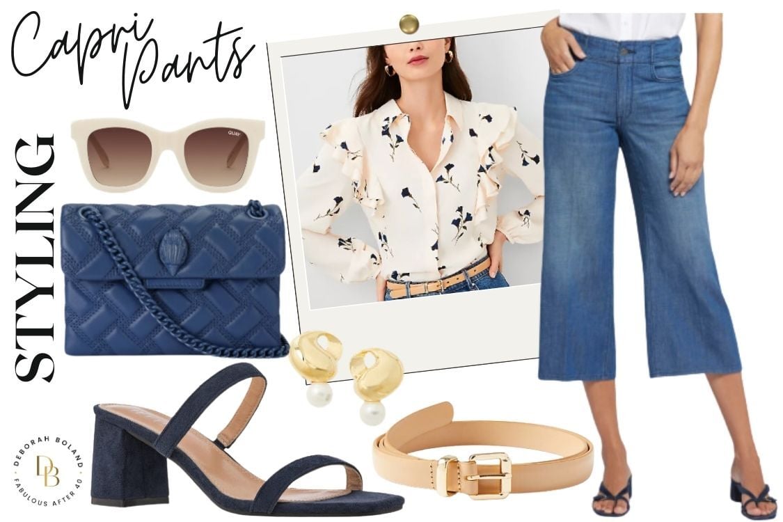 How to Wear Capri Pants and Cropped Trousers