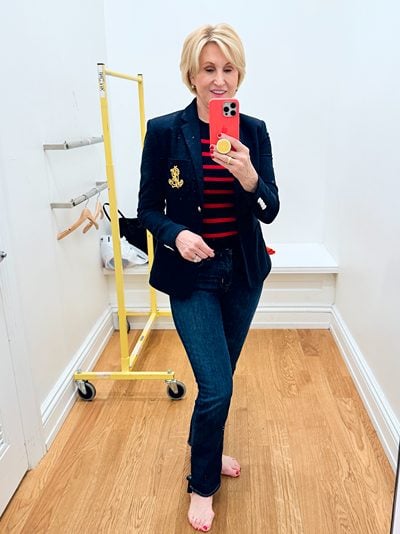 ralph lauren blazer outfit