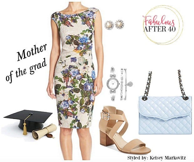 summer cocktail dress floral sheath