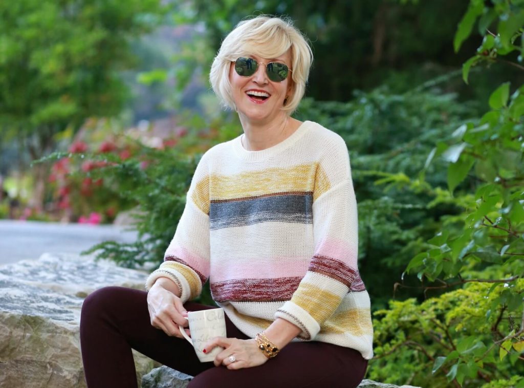 Deborah Boland striped Sweater