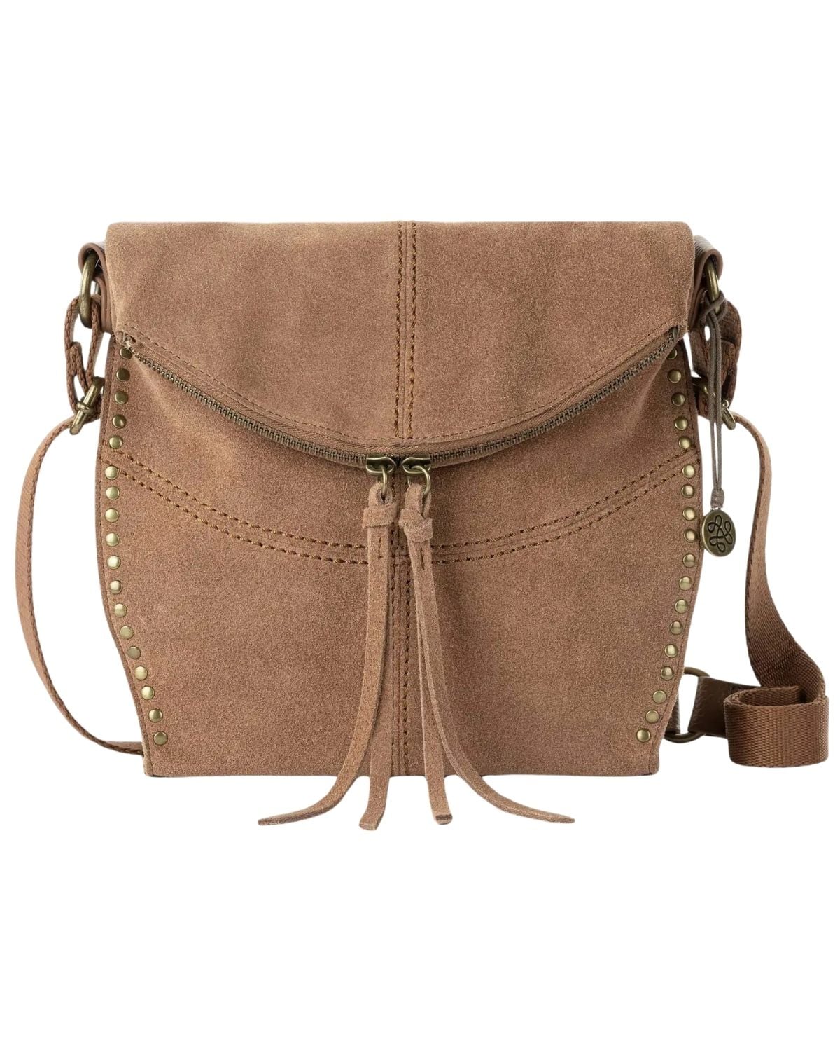 The Sak Silverlake Crossbody Bag in Tobacco Suede