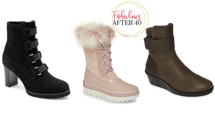 cute winter boots with traction