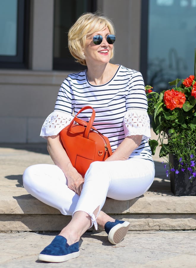 bag pop of color