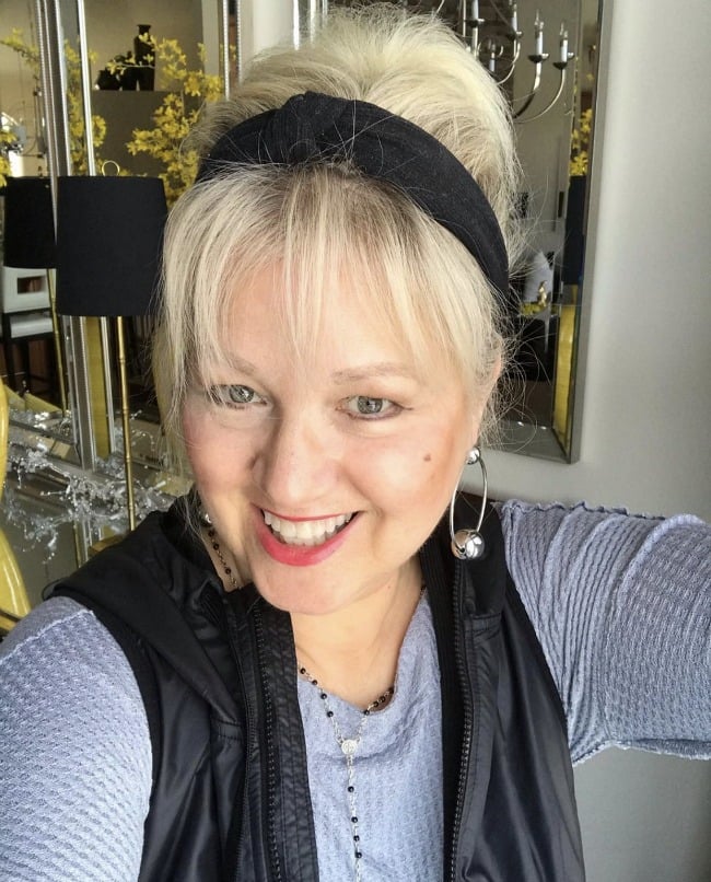 black headband with knot