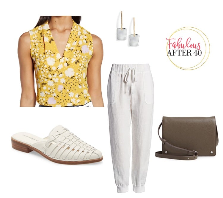 Nordstrom Sale White Joggers