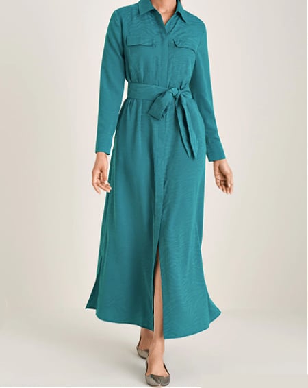 maxi dress slits