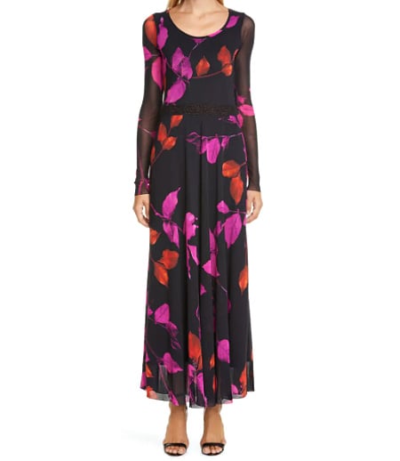 maxi dress trendy print
