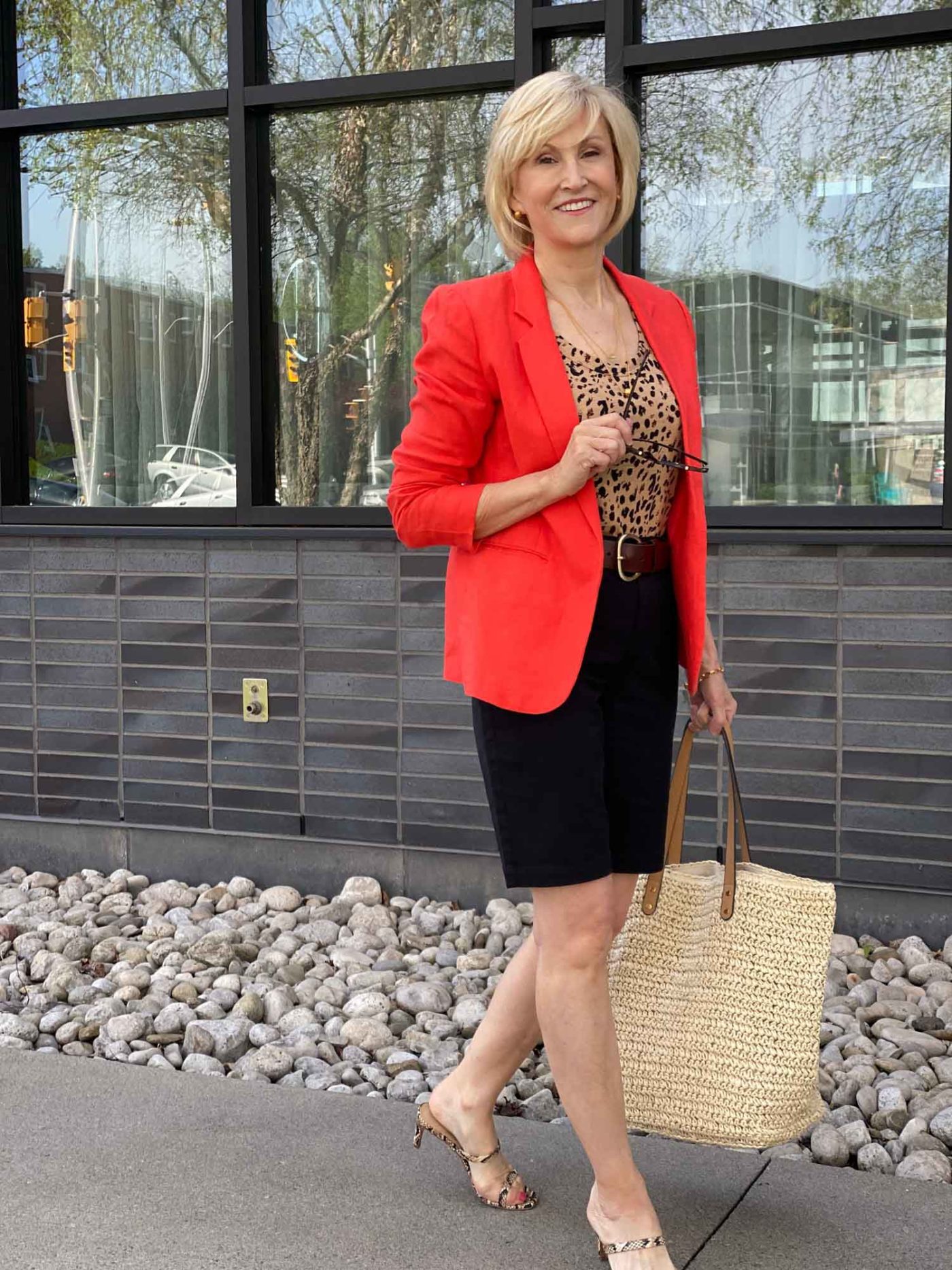 A Classy Way to Wear Shorts Over 50