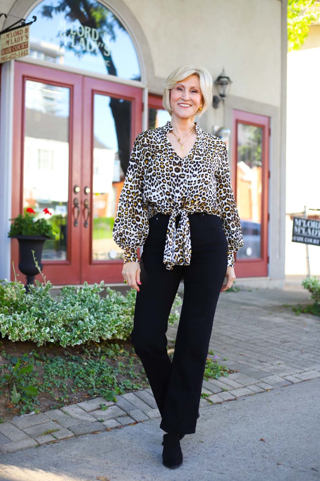 Tie Blouse-Point main image 0