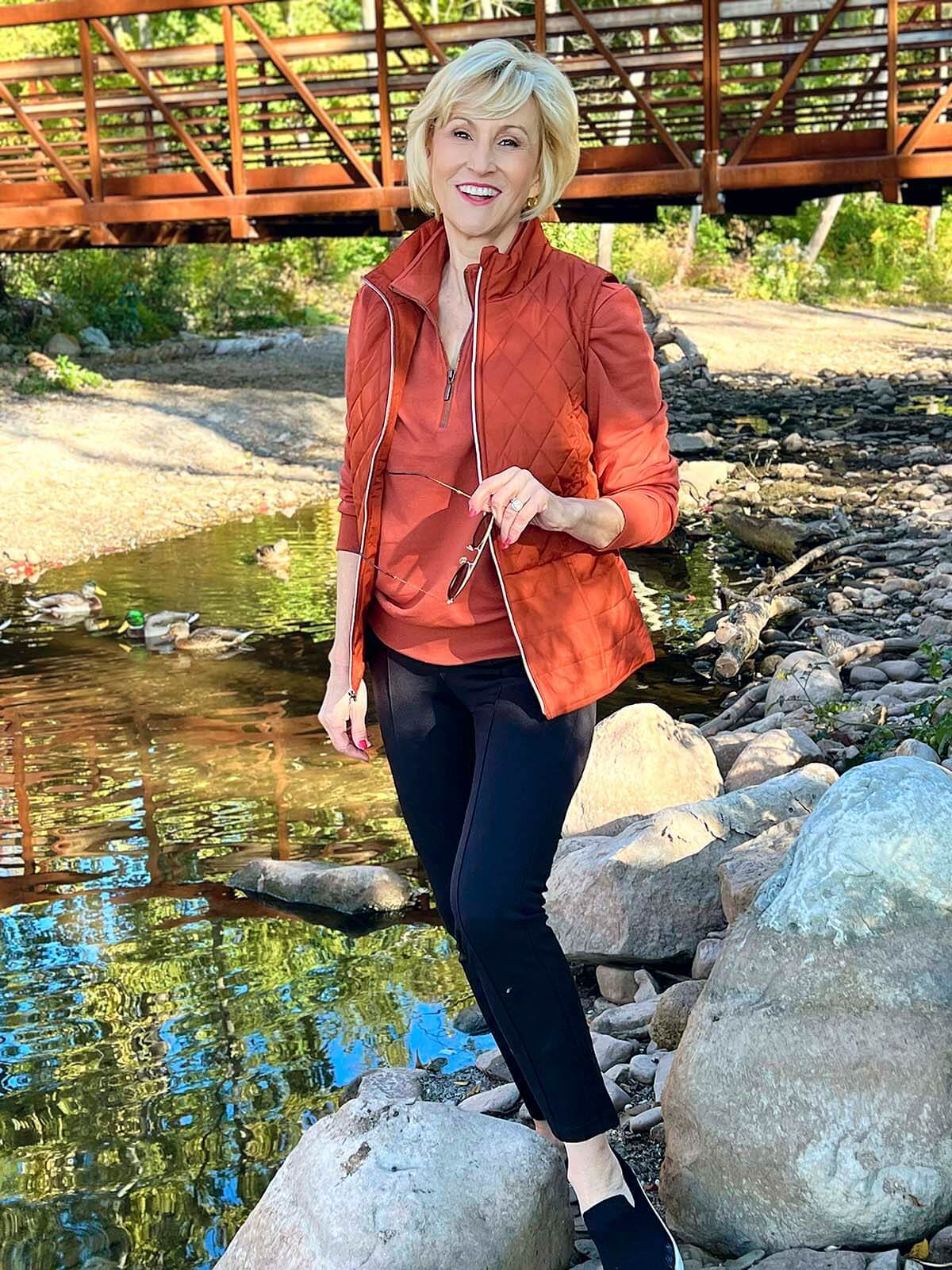Quilted Vest - Nothern Reflections