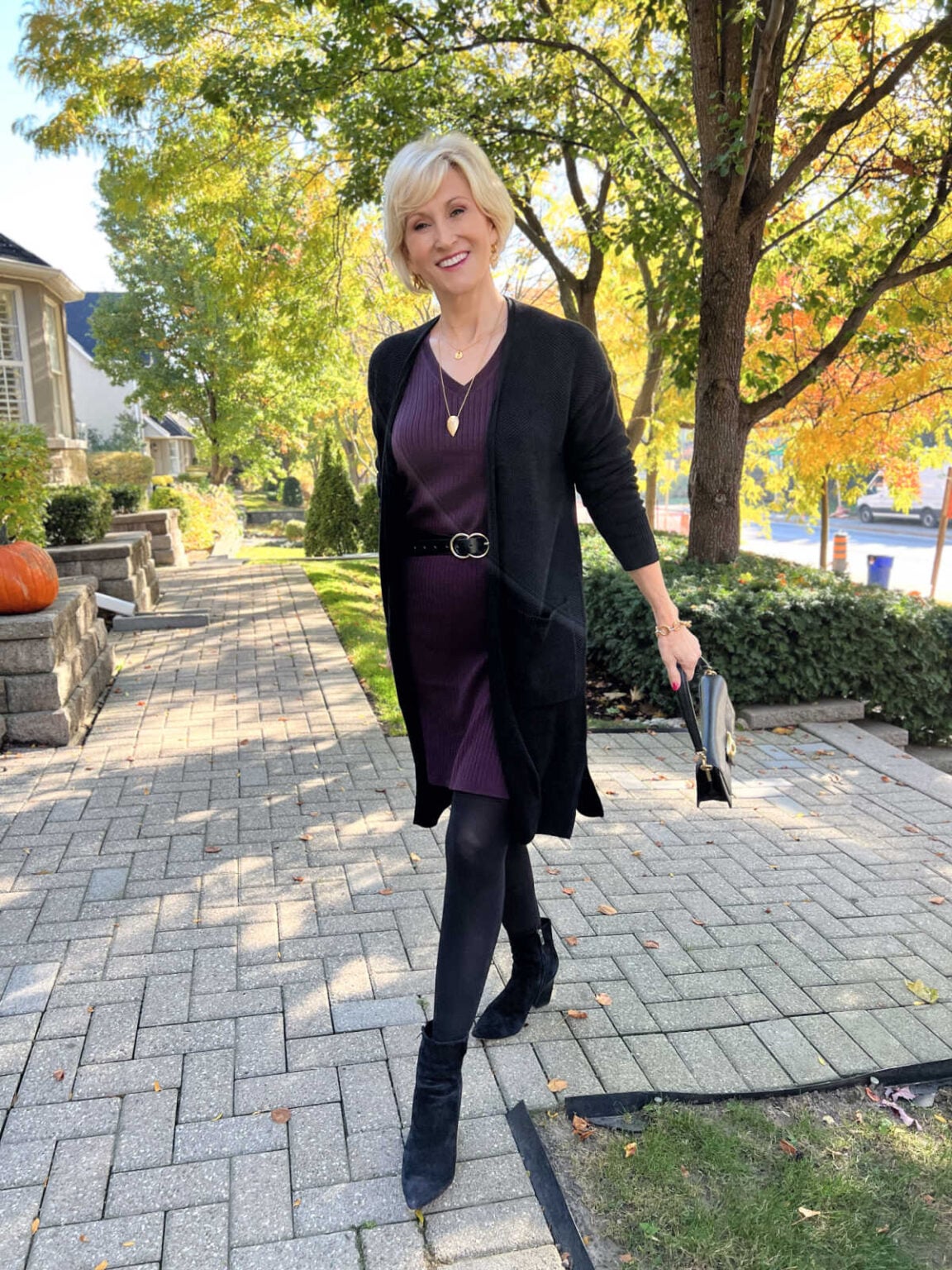 How to Wear a Sweater Dress Over 50 and Look Fabulous!