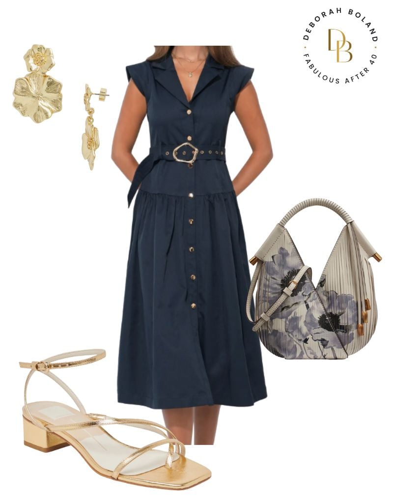shirtdresses - navy