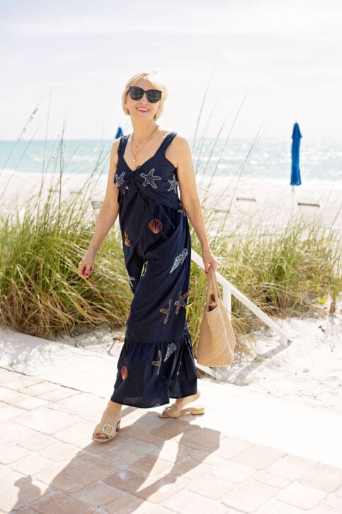 To The Beach We Go Maxi Dress