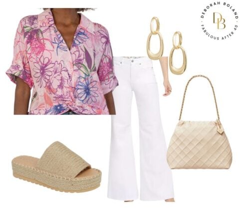 palazzo pants jeans top