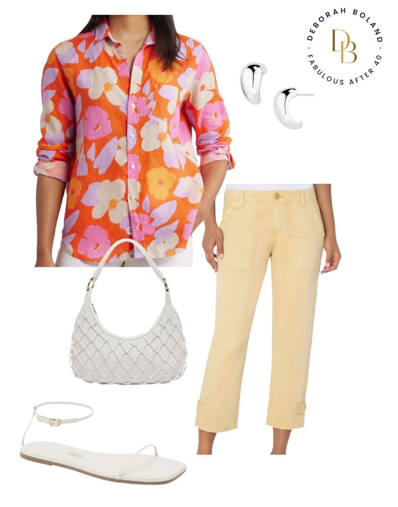 Summer Cargo Pants Outfits for Women Over 50