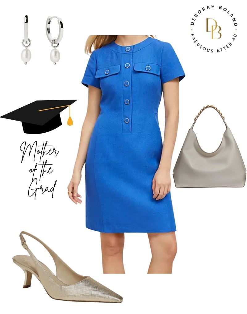 Mother of the Grad - Blue Dress