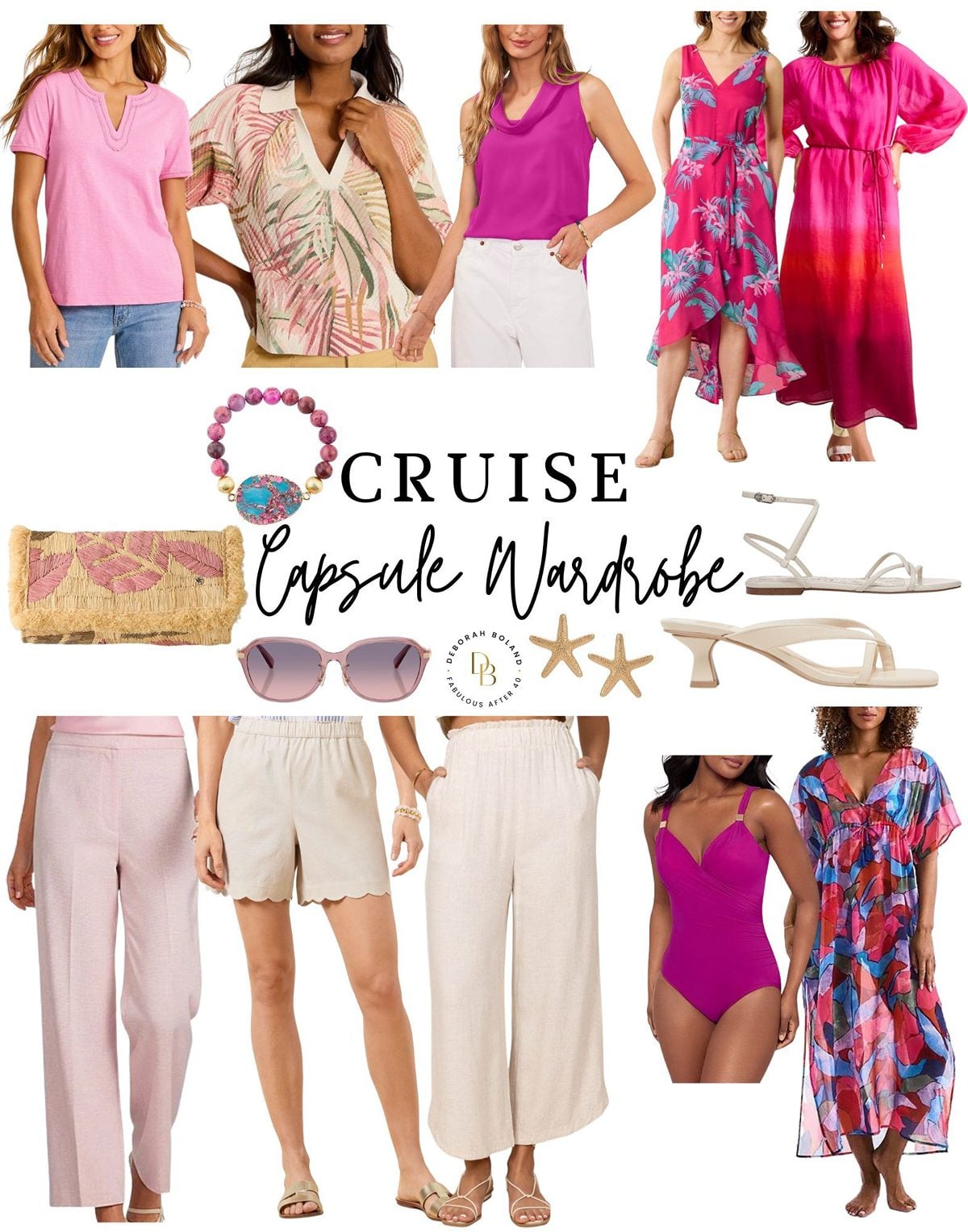 Cruise Capsule Wardrobe pink