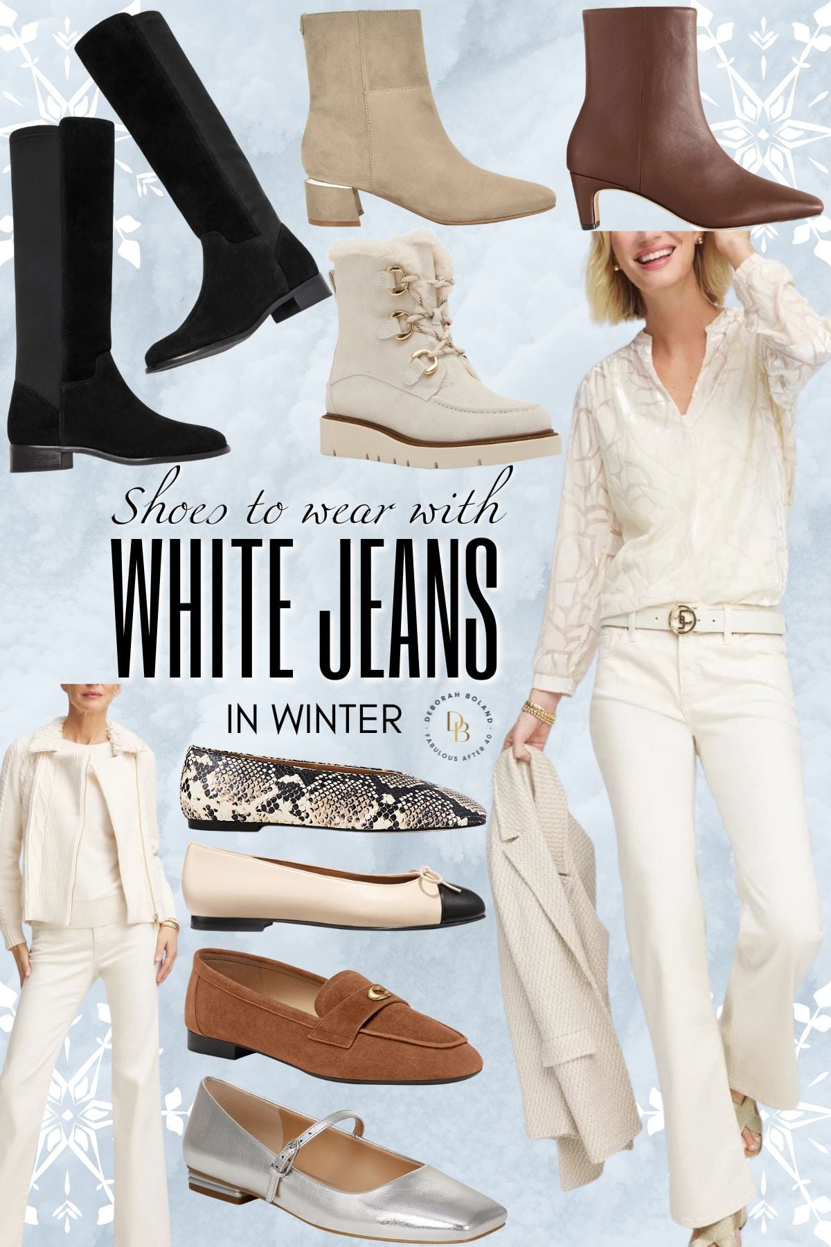 Shoes to wear with white jeans