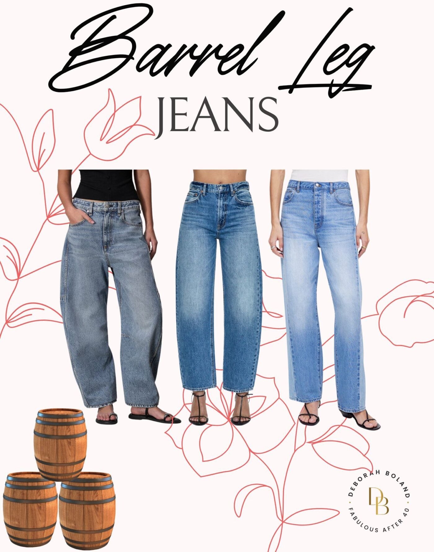 How To Style Barrel Leg Jeans
