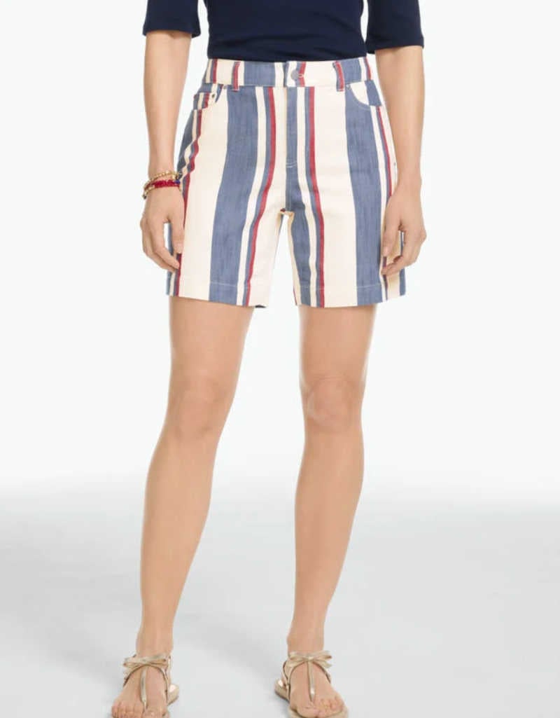 striped shorts