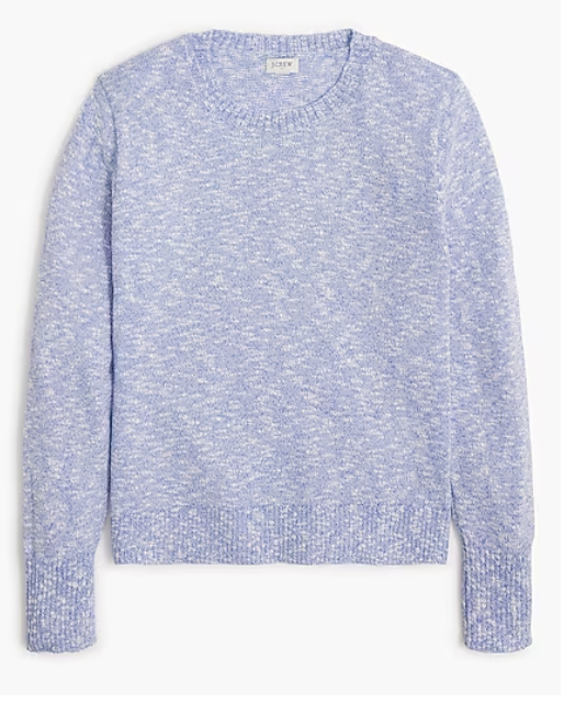 J.Crew Factory Crewneck Beach Sweater CREWNECK SWEATER FOR LAYERING FOR TRAVEL TO EUROPE