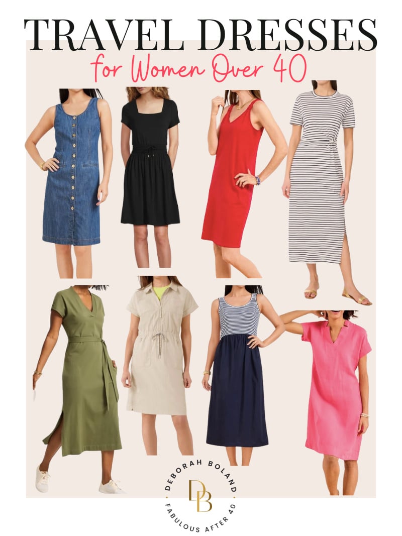 best travel dresses for women over 40, 50