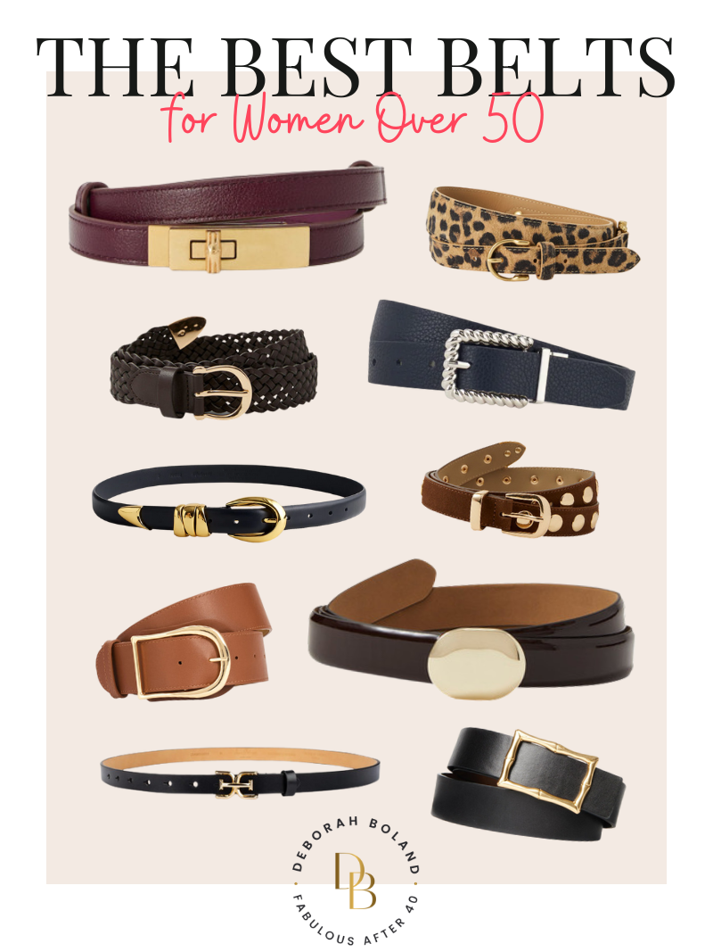 THE BEST BELTS FOR WOMEN OVER 50