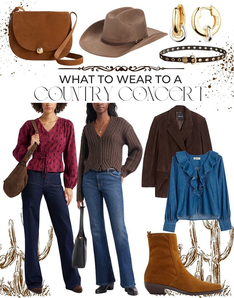 What to wear to a country concert - outfit ideas