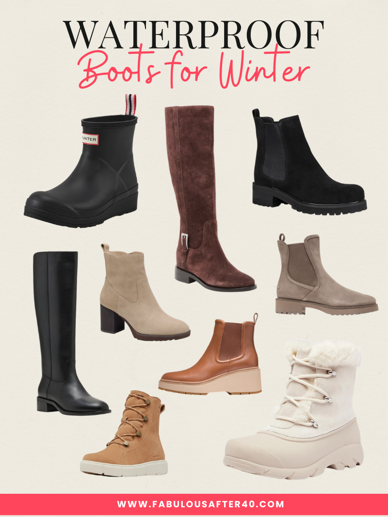 BEST WATERPROOF BOOTS FOR WINTER FOR WOMEN OVER 40