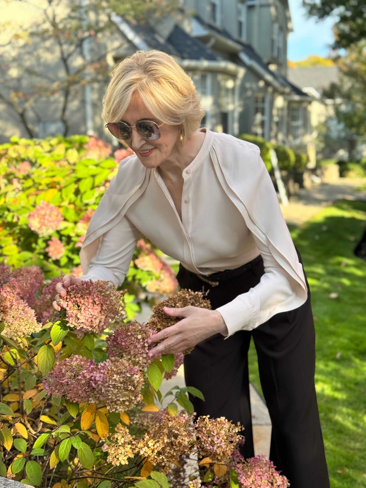 comfortable stylish blouse over 50 - city chic Lyssé look