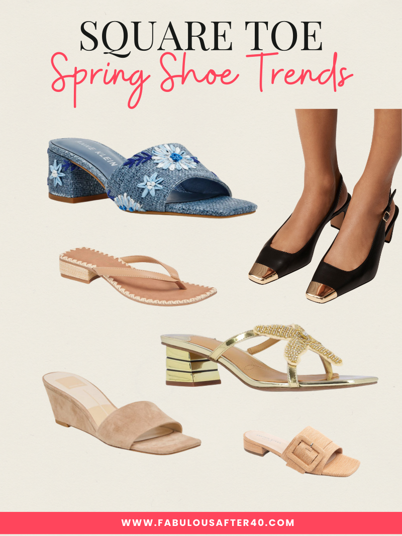 2026 Modern Shoe Trend for Spring and Summer: Square Toe