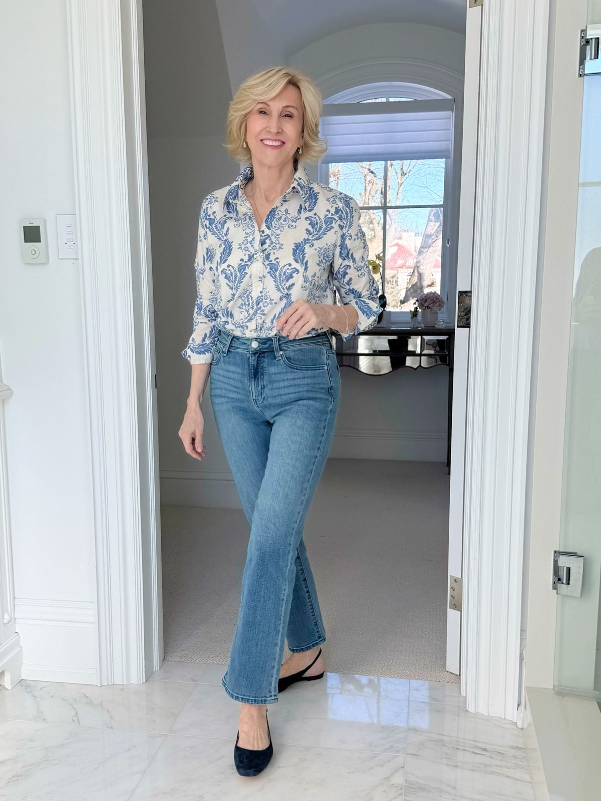 Quince Bella Stretch Straight Leg Jeans