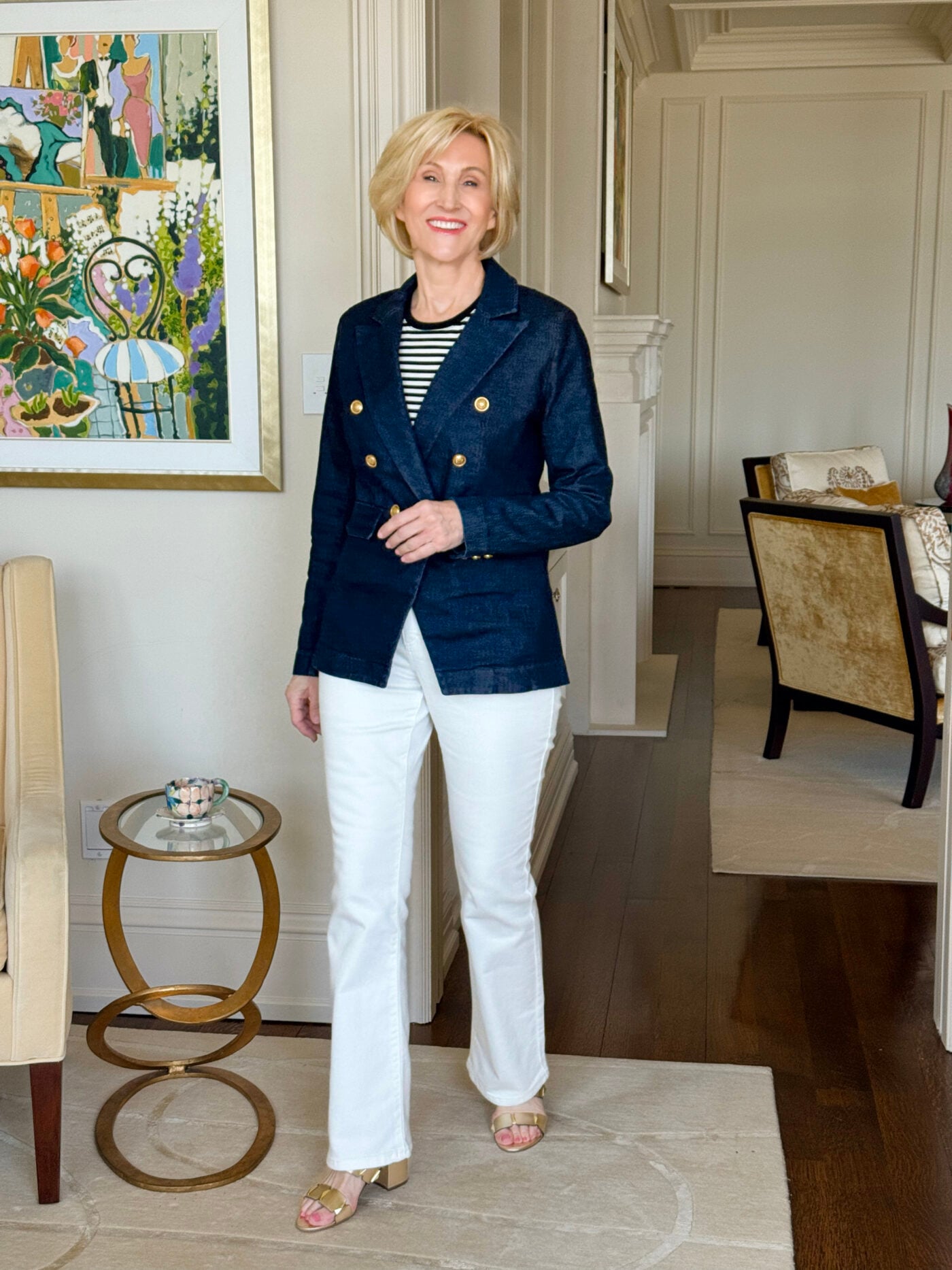 How to style a denim blazer for women with everyday outfits