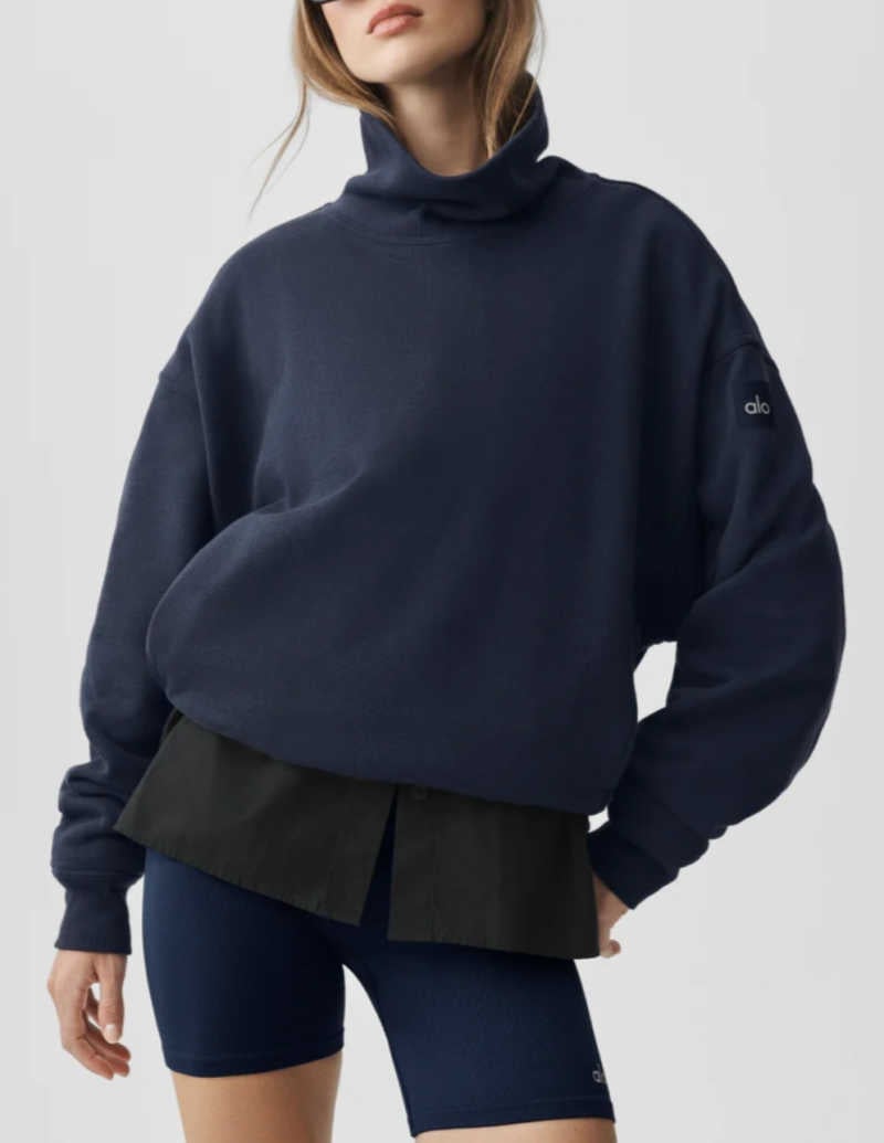 Alo mock neck pullover