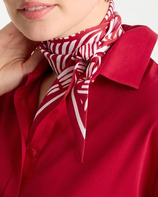 Printed Skinny Scarf
