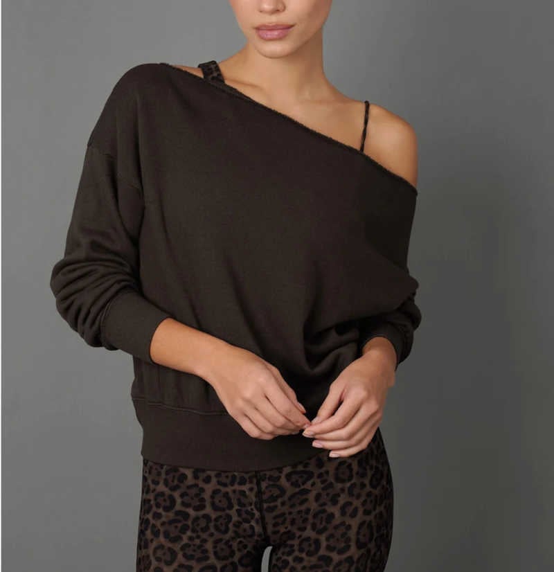 off the shoulder workout top
