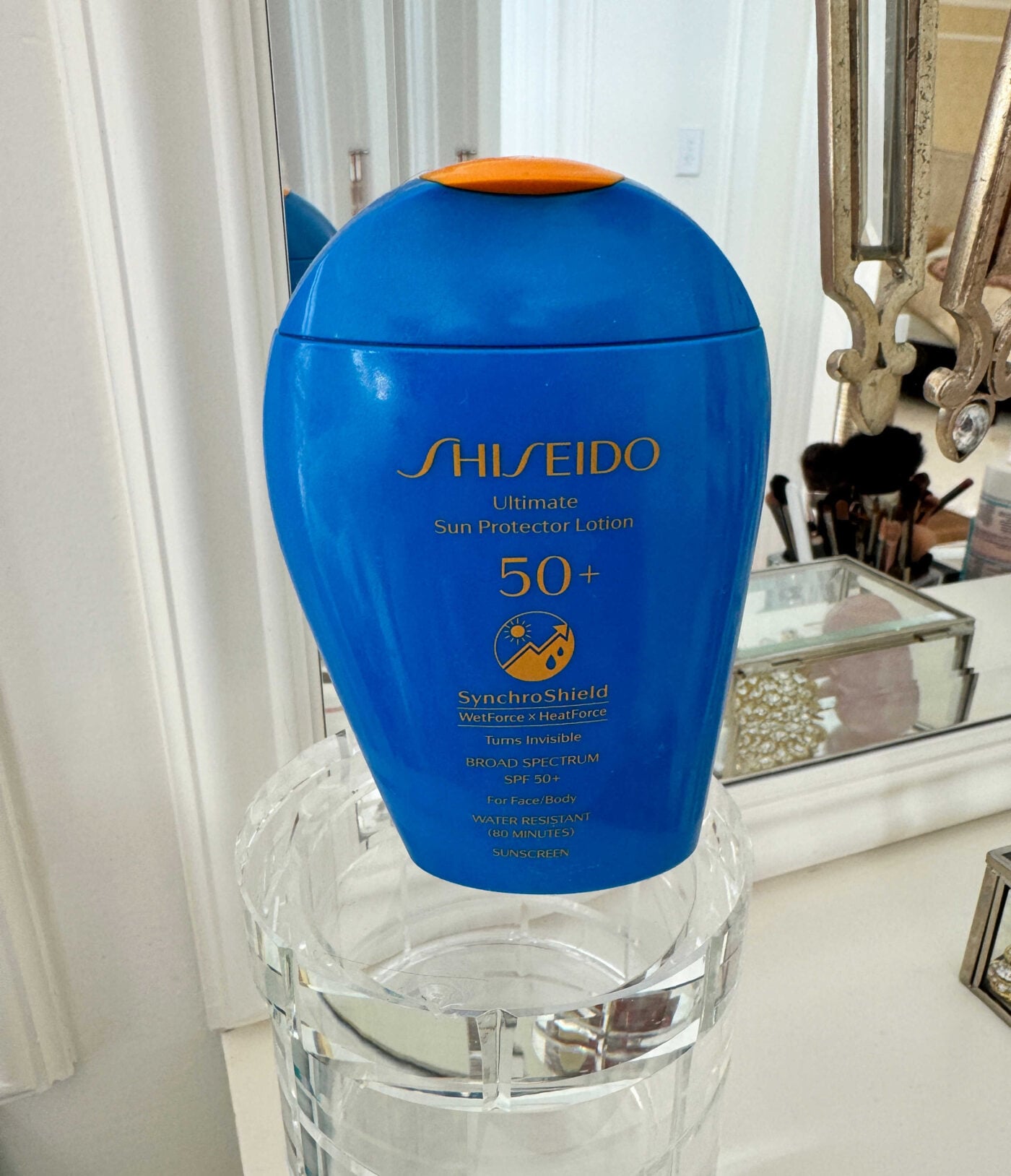 Best Overall Sunscreen for Women Over 50: Shiseido Ultimate Sun Protector Lotion SPF 50+