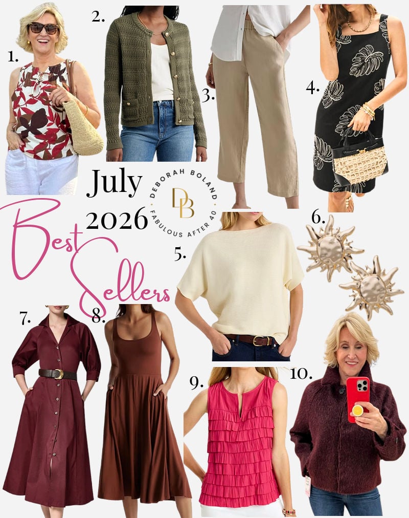 top ten best sellers in july
