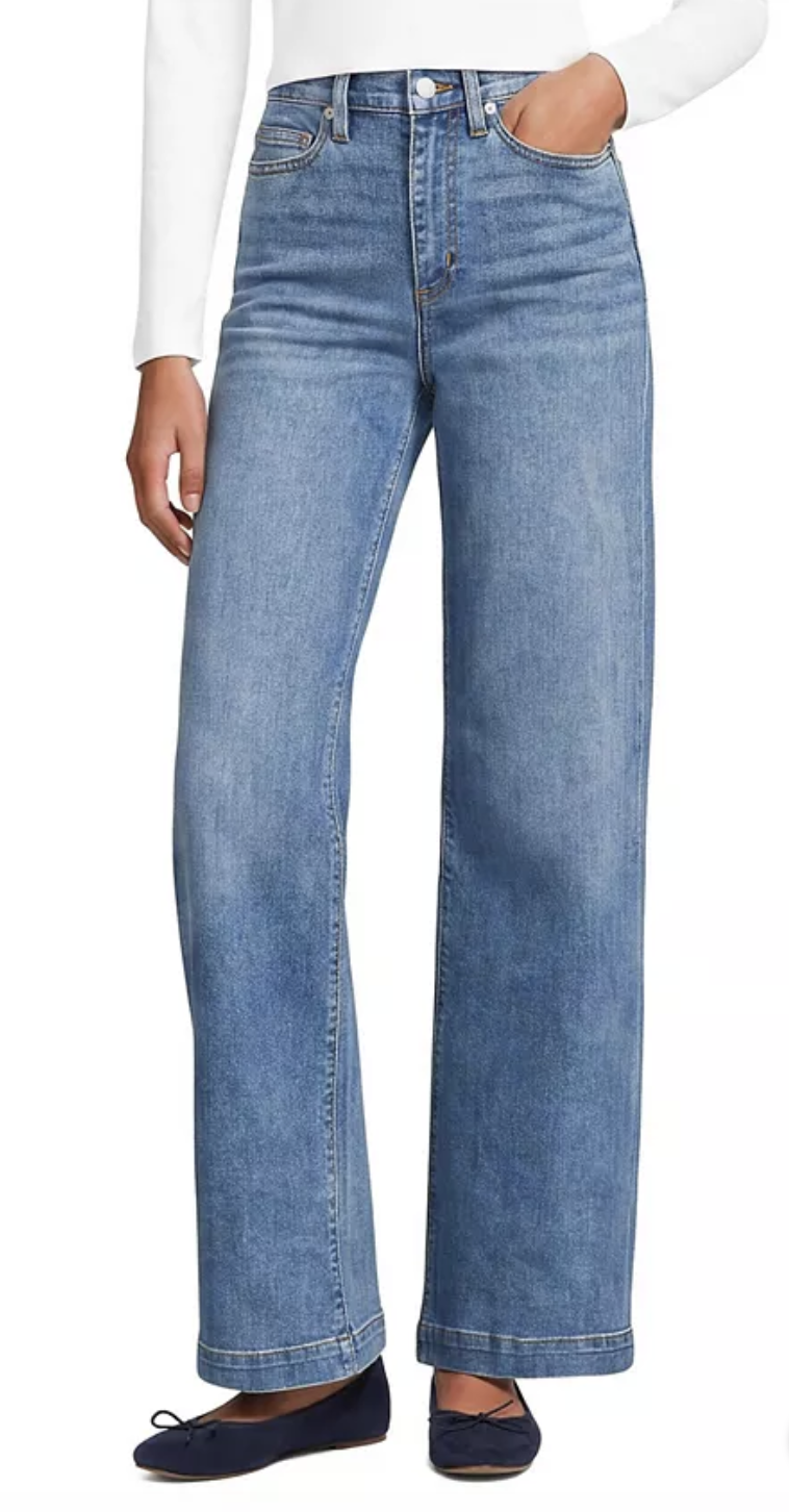 wide leg jeans