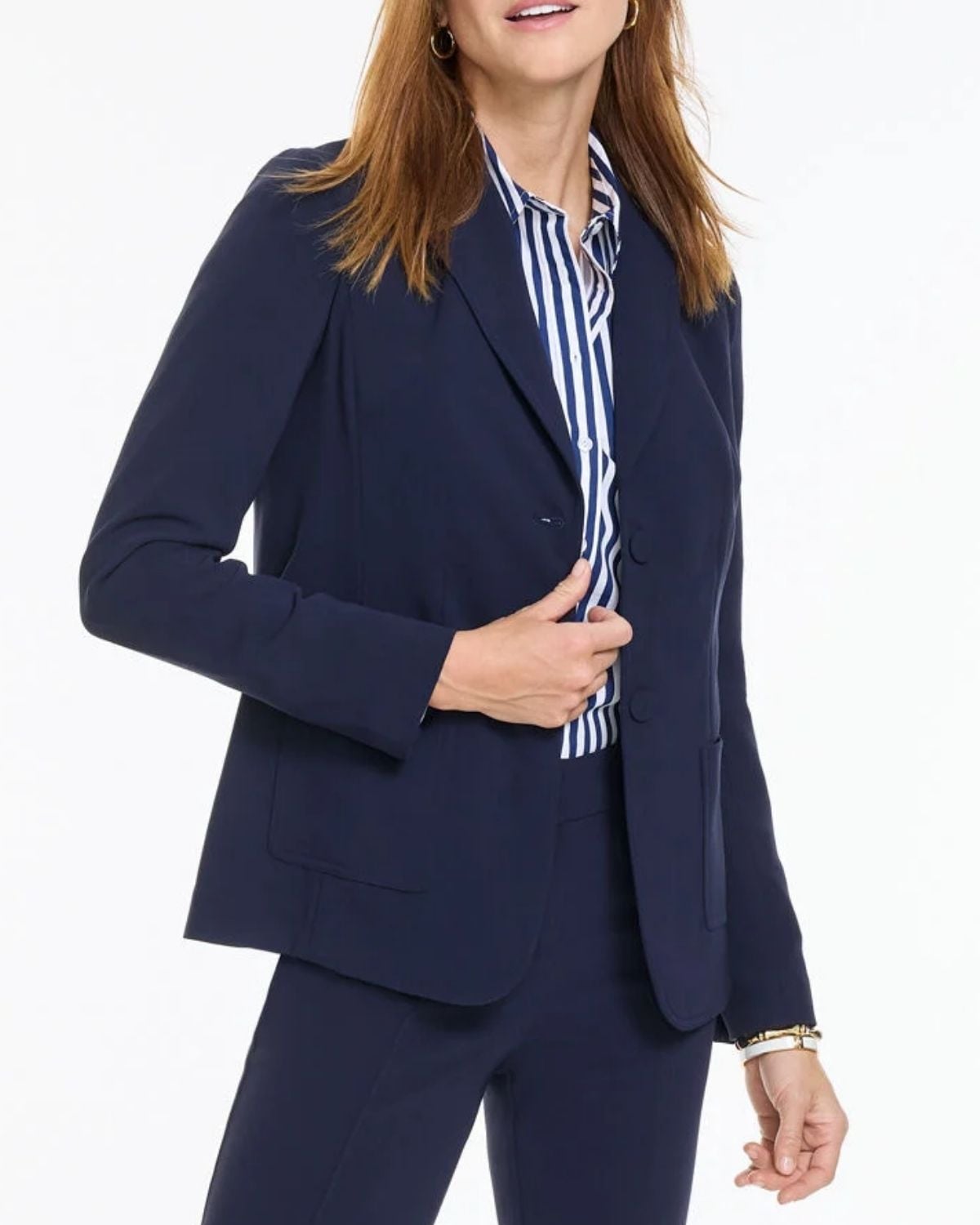 Talbots Easy Travel Blazer in Navy