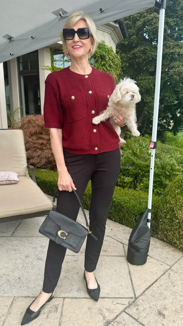 🩷Like this post and comment SHOP below to receive a DM with the link to shop this post on my LTK ⬇https://liketk.it/5n8IV

Here’s a Chanel style look without the Chanel style price from @amazonfashion 🤗😘. I love this chic short sleeve knit cardigan with its bright gold buttons and cozy feel. It’s perfect for now and as you transition into Fall🍁🍂. Pair it with black jeans and your favorite slingbacks for a fab Fall look. 

#amazonfashionfinds #ad #sweaterseason #transitionalstyle #over50andfabulous #over50women