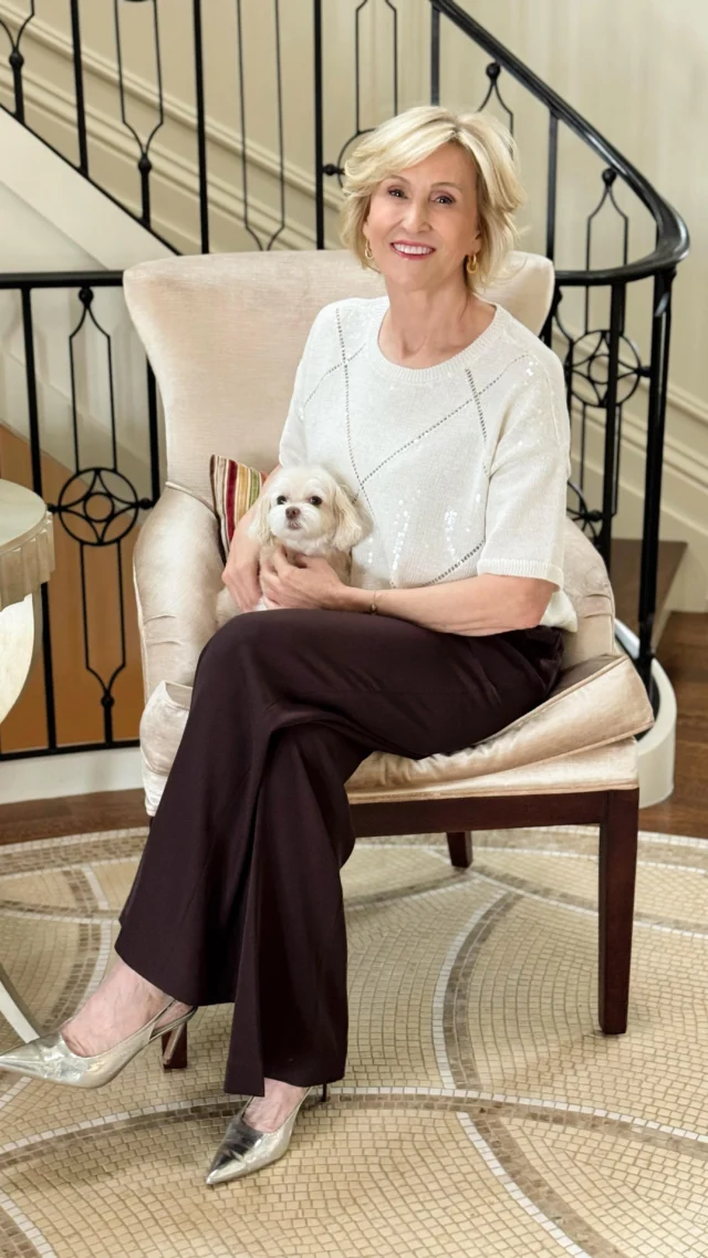Sparkle season is here ✨ Loving this ivory diamond-shaped sequin top paired with flared pants and silver heels—perfect for stepping into the weekend (or holiday parties!) in style. Big thanks to @macys for making every outfit feel this special! 💫💛

🩷Like this post and comment SHOP below to receive a DM with the link to shop this post on my LTK ⬇
https://liketk.it/5wArT

#macys #macysstylecrew #macysblackfriday @macysstylecrew #over50style #over50andfabulous #over50women #over50fashion