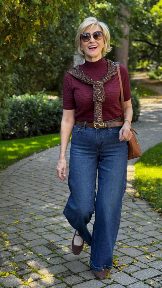 Easy, classic, and quietly chic ✨
This is one of those outfits that just works for a stroll, a coffee stop, or a full day out and about. 

I’m loving the timeless feel of these @gap jeans paired with a short-sleeve knit from @lyssenewyork polished but still so comfortable. And of course, the leopard cardigan from @talbotsofficial adds that little pop of personality I can never resist 🐆

Proof that great basics + one standout piece = effortless style you’ll reach for again and again. Would you wear this on repeat too? 🤍👖🍃

🩷Like this post and comment SHOP below to receive a DM with the link to shop this post on my LTK ⬇
https://liketk.it/5LKId

#gap #lyssenewyork #talbots #over50style #over50andfabulous