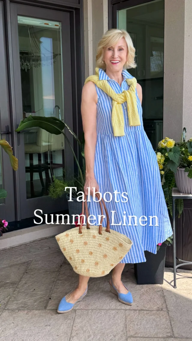 #talbotspartner My formula for summer dressing? Lightweight, easy, and definitely linen. ☀️

Talbots really nailed it this season with pieces that feel relaxed and comfy, but still look chic and polished. I styled three favorites from their new collection: 

a breezy, striped linen dress
crisp white linen shorts 
fabulous stretch linen pants + the cutest top

Which would you wear?

Right now, GET 30% OFF YOUR ENTIRE PURCHASE @talbotsofficial 

🛍️Comment SHOP to receive a DM from me with the link to shop these outfits on my LTK! 

@shop.ltk 
#liketkit 

https://liketk.it/6dA7Q

#talbotspartner @talbotsofficial 

#talbotsstyle #summerlinen fashionover40 over50style modernclassicstyle womenover50style