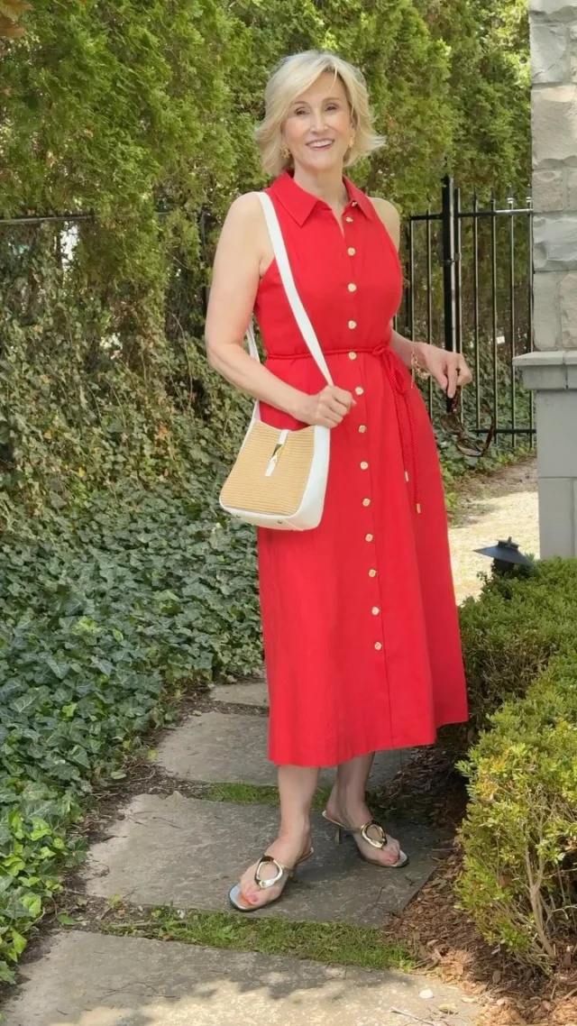 Love a midi dress, but not all the ruffles and fuss?

This linen Karl Lagerfeld shirt dress has such clean, classic lines. The rope belt gives it a subtle nautical feel, and the vibrant red makes it perfect for summer lunches, vacations, or dinner by the water.✨

I paired it with gold sandals and a woven bag for an easy, polished summer look.☀️

I picked up this entire look from @macys and it’s definitely one of my summer favorites! 🤗

🛍️Comment SHOP below to receive a DM with the link to this post on my LTK ⬇ https://liketk.it/6fqXg

#macys #macysstylecrew #over50style #over50andfabulous #over50women